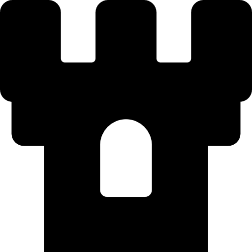 Tower kingdom king fortress icon