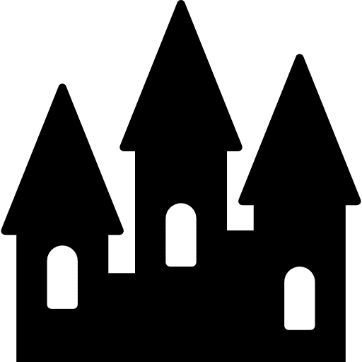 Castle queen fortress kingdom icon