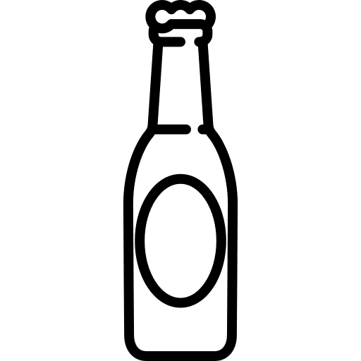 Beer bottle food pub alcohol icon