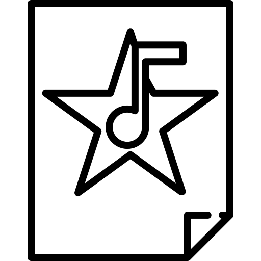 Musical note music player music str icon