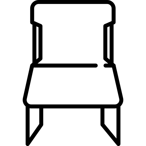 Chair seat buildings chair icon