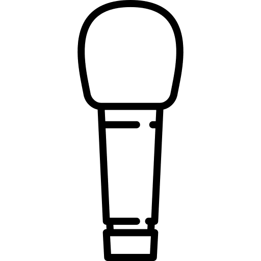 Microphone singer mic voice icon