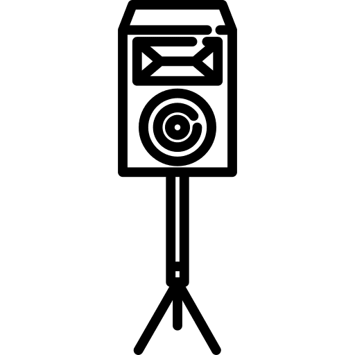 Speaker volume audio concert icon