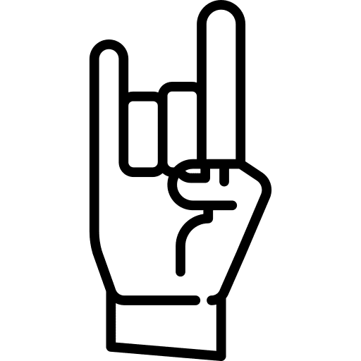 Hand gestures hand gesture concert icon