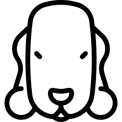 Bedlington terrier pet mammal animal icon