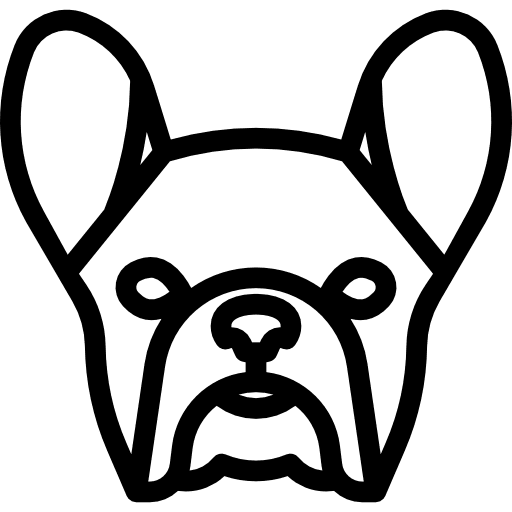 French bulldog pet animal french bulldog icon