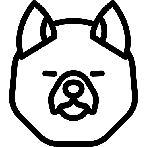 Akitas breed animal mammal icon