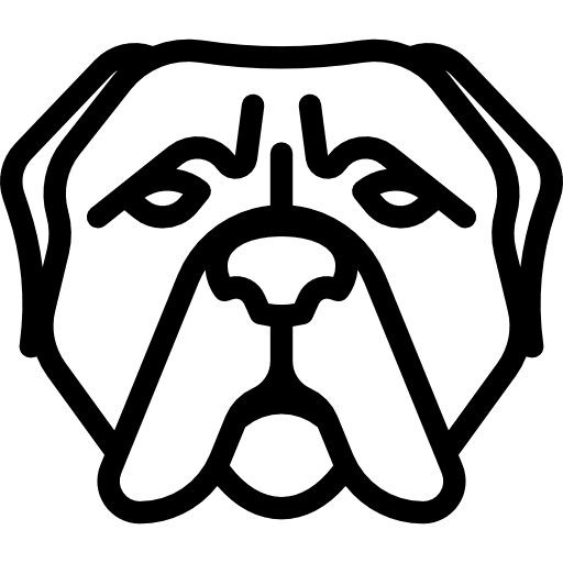 Bullmastiff breed animals dog icon