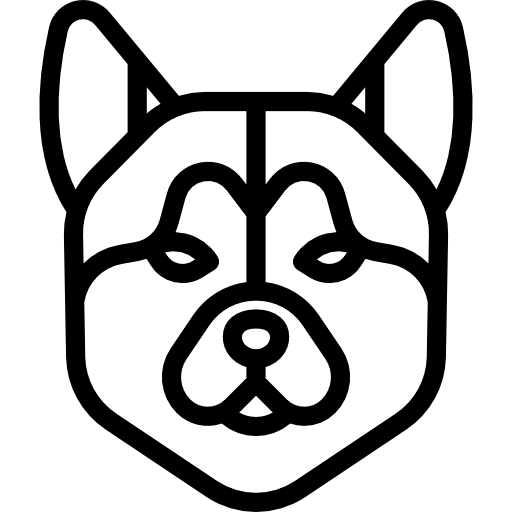 Malamute dog animals animal icon