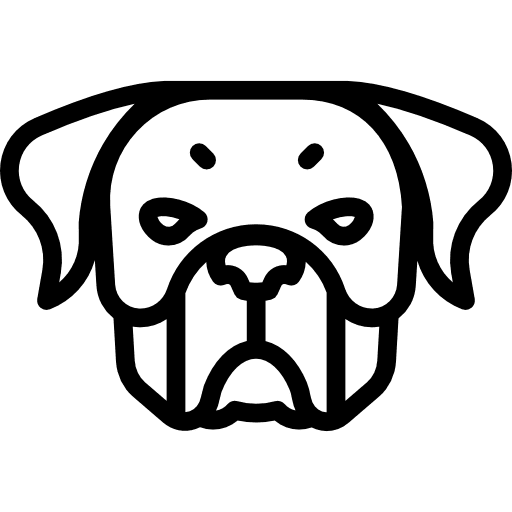 Rottweiler pet animal animals icon