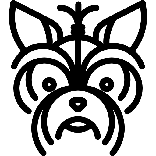 Yorkshire terrier animals pet breed icon