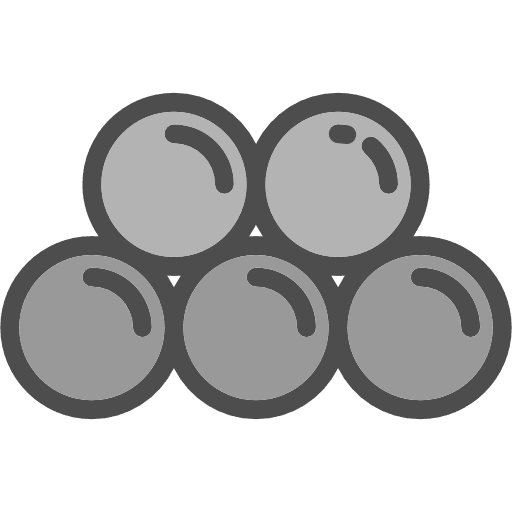 Round shot round shot cannon weapons icon