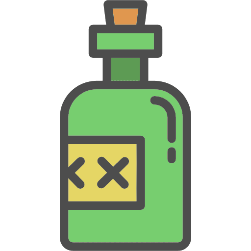 Rum alcoholic drink rum bottle icon