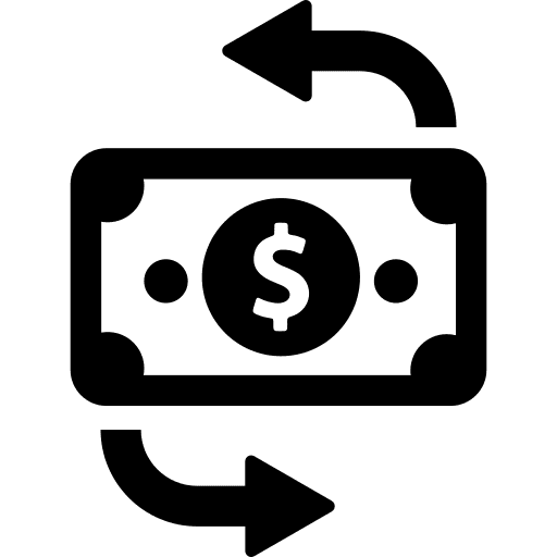 Dollar bill bill cash currency icon