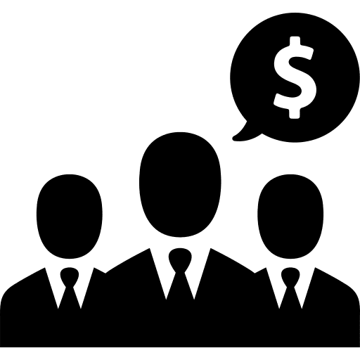 Businessman manager worker people icon