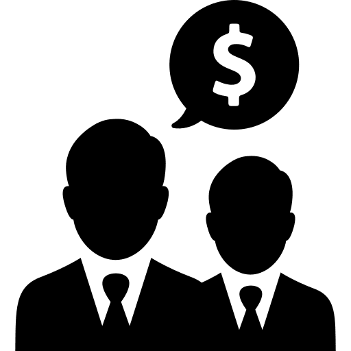 Businessmen networking people hierarchy icon