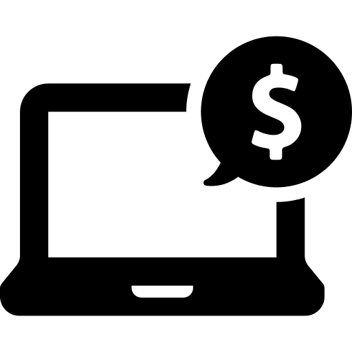 Laptop technology electronic digital icon