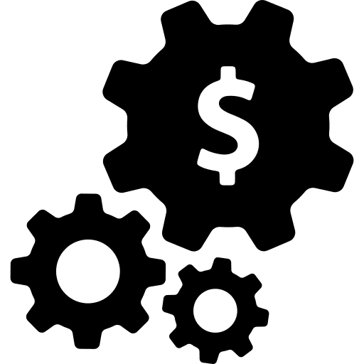 Settings cogwheel options tool icon