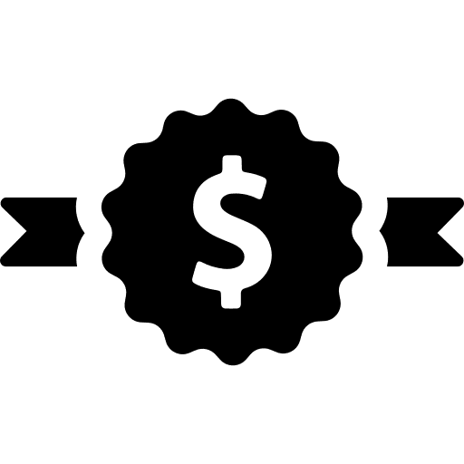 Badge medal award signs icon