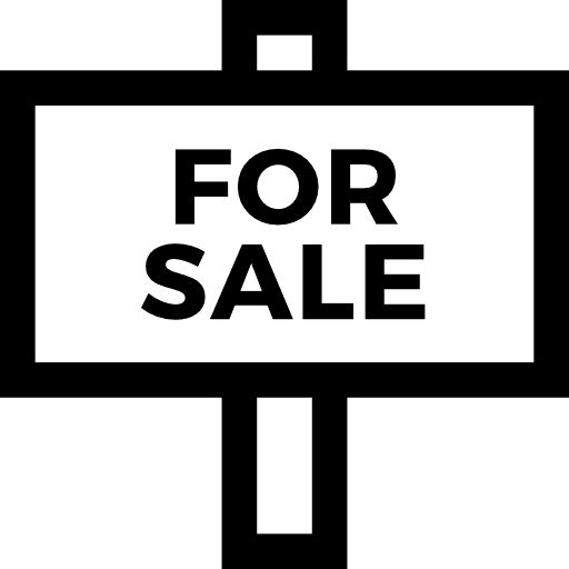 For sale commercial signal real estate icon