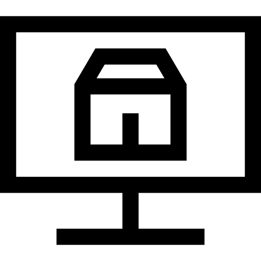 Screen monitor computer technology icon