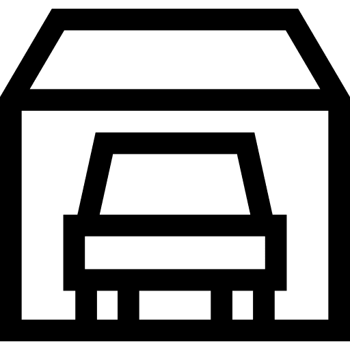 Garage real estate home garage icon