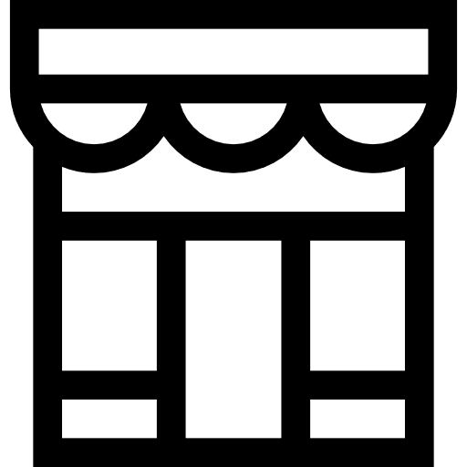 Shop store restaurant buildings icon