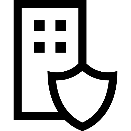 Office town city office block icon