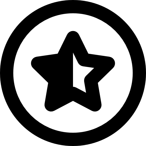 Rating shapes favourite rating icon