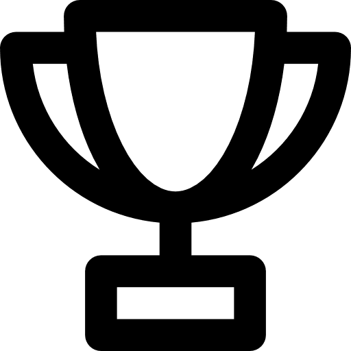 Trophy champion winner award icon