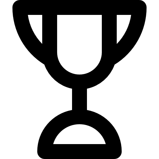 Trophy champion winner cup icon