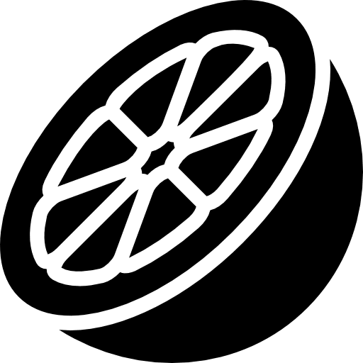 Orange vegetarian healthy food food icon