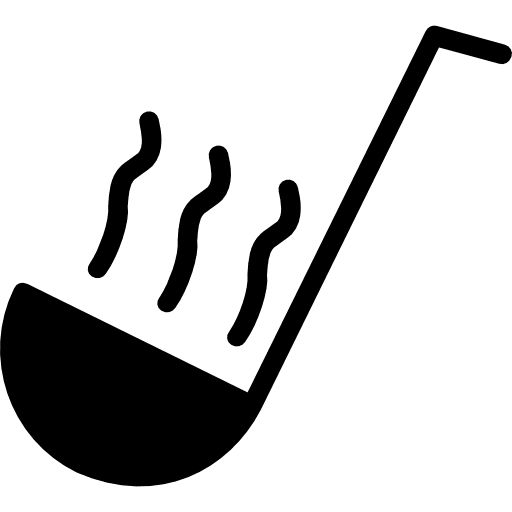 Soup ladle kitchenware ladle soup icon