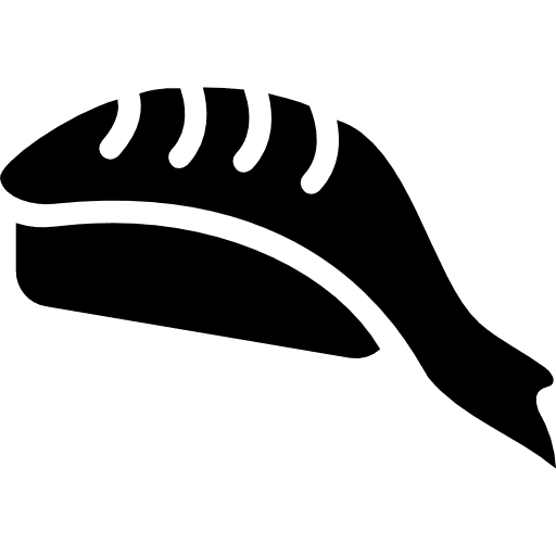 Salmon healthy fish food icon