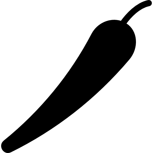 Pepper organic vegan food icon