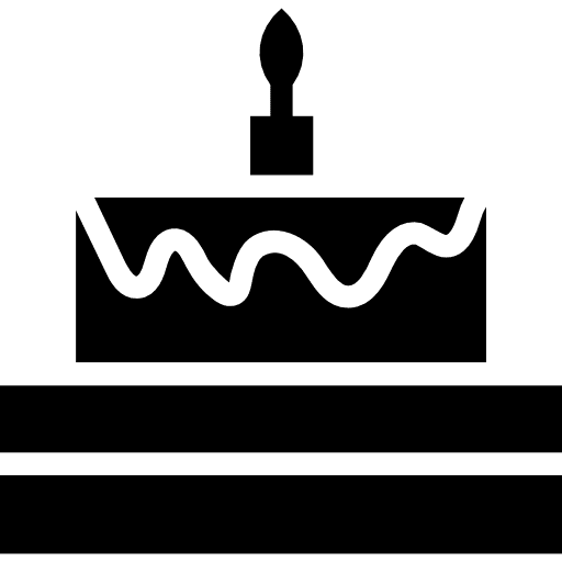 Birthday cake food celebration birthday cake icon