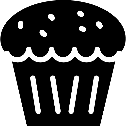 Muffin bakery dessert food icon