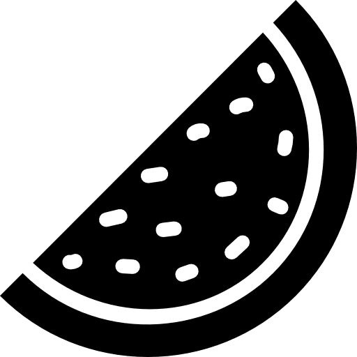 Watermelon diet vegetarian food icon