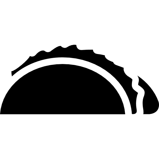 Taco lunch food snack icon