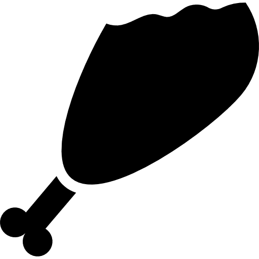 Chicken leg turkey chicken food icon