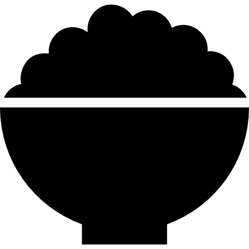 Rice cereal rice chinese food icon