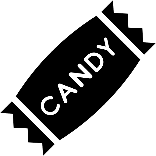 Candy toffee food sugar icon