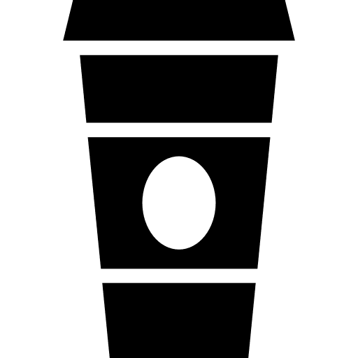 Coffee cup take away coffee shop food icon