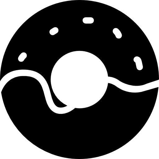 Doughnut dessert sweet food icon