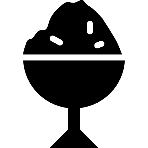 Ice cream sweet dessert food icon