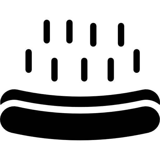 Sausage barbecue meat junk food icon