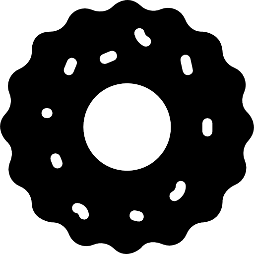 Doughnut food sugar doughnut icon