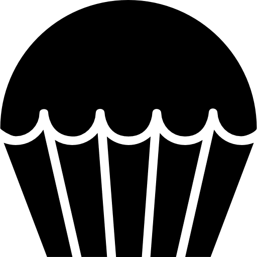 Muffin cupcake baked bakery icon