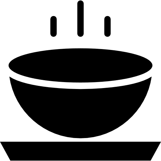 Soup healthy food food bowls icon