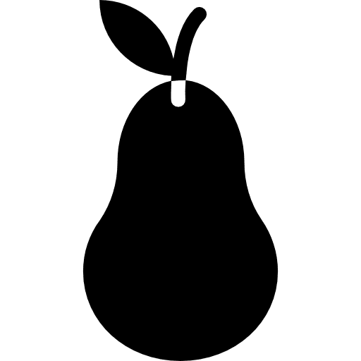 Pear fruit vegetarian pear icon